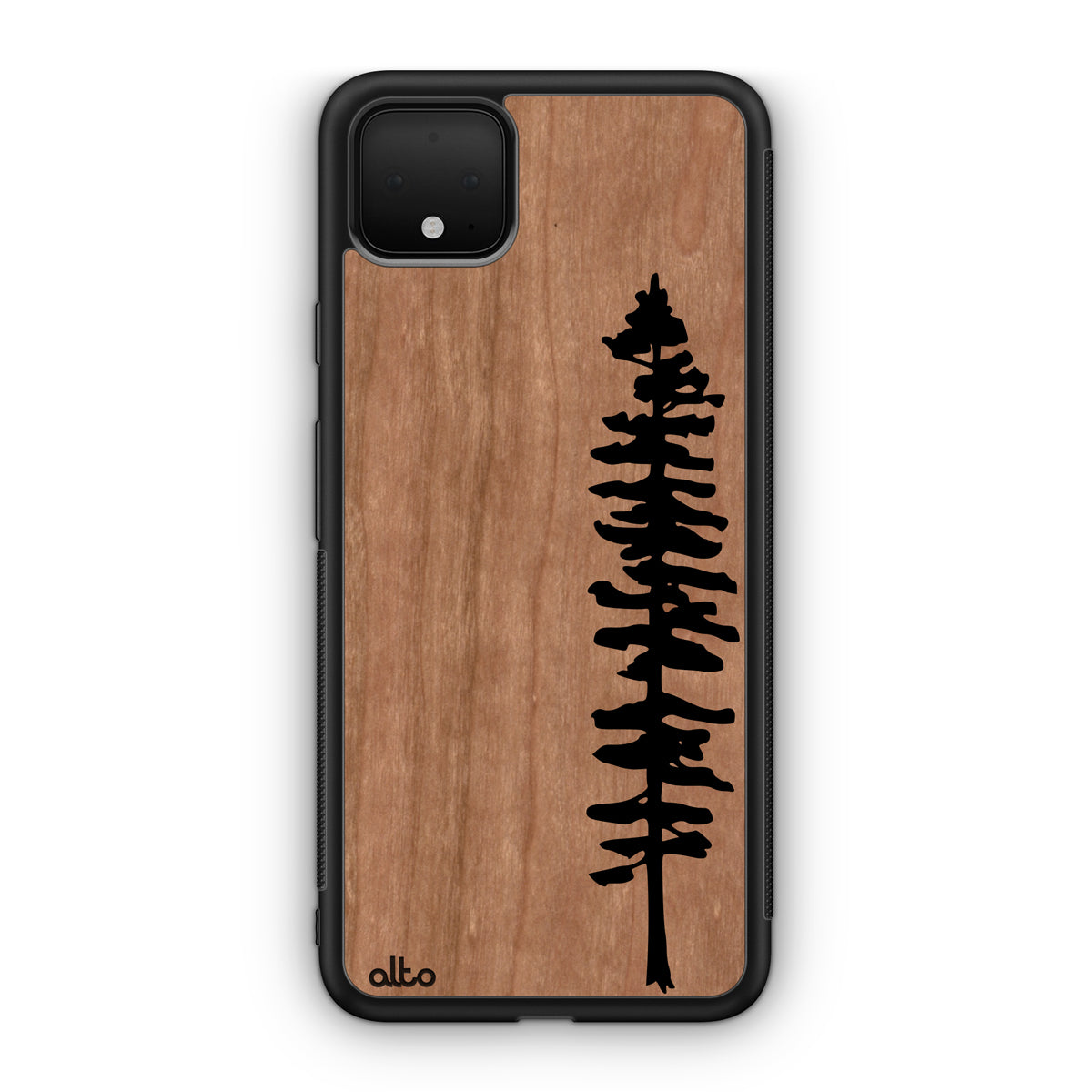 Google Pixel 6 6Pro 5A Wooden Case Sitka Design Cherryt Wood